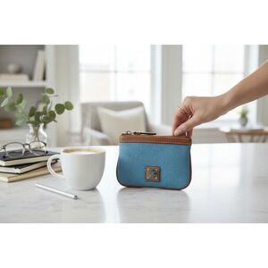 Dooney & Bourke Wristlet Sky Blue - NWT (New)